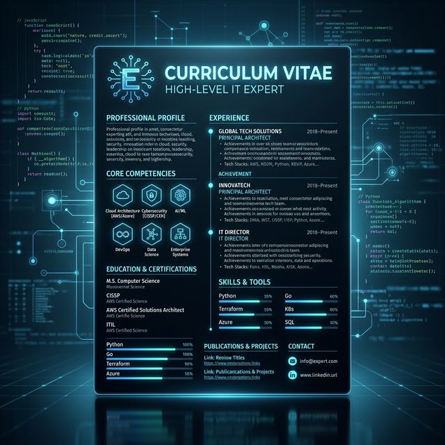 XDP Advanced Dynamic AI Systems LLC - Curriculum Vitæ